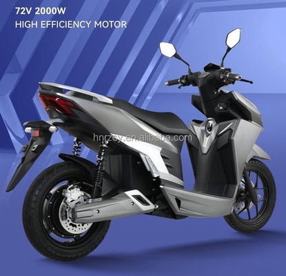 Μεγάλη ταχύτητα 72v 2000w Ηλεκτρική μοτοσυκλέτα 2 άτομα Ηλεκτρικά μοτοσυκλέτα μεγέθους 1958*470*1113mm και ταχύτητα 60km/h
