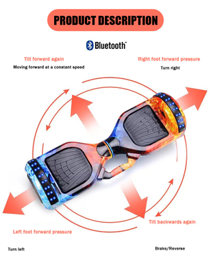 Οικιακό ηλεκτρικό σκούτερ 9 ιντσών 8 τροχών Lamborghini Hoverboard με κινητή εφαρμογή ελέγχου Περιοχή ανά φόρτιση 5-10KM