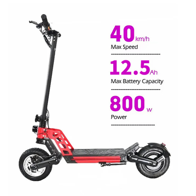 Ηλεκτρικό σκούτερ μεγάλης εμβέλειας 800W με αναδιπλούμενο σχεδιασμό και διάρκεια ζωής μπαταρίας 45 χιλιομέτρων