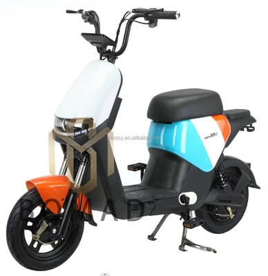Ηλεκτρική μοτοσυκλέτα από χάλυβα 48v 350w Εθνικό Εθνικό Ελέκτρικό Σκουτέρ με μπαταρία Down Tube