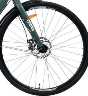 Ηλεκτρική αυτόματη οδήγηση 250 W Μηχανή 700 c Πολεμικό ποδήλατο με χωρητικότητα μπαταρίας 7,6 Ah και ταχύτητα 18