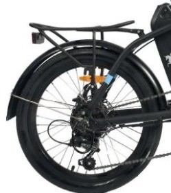 1000W αναδιπλούμενο ηλεκτρικό ποδήλατο κινητικότητας με κινητήρα πίσω κέντρο και χρόνο φόρτισης 3 ώρες αυτόνομη οδηγία