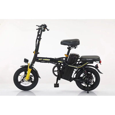 Πλαστικό ηλεκτρικό ποδήλατο 350W Scooting μπαταρία αυτοκίνητο με πλαίσιο από κράμα αλουμινίου και χωρητικότητα μπαταρίας 11Ah