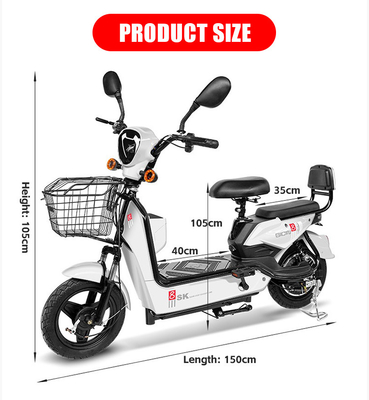 Ηλεκτρικό ποδήλατο Leisure City 350/1000w/48v Μηχανή 12ah Λιθίου μπαταρία 20 ιντσών τροχός λιπαρό ελαστικό κράμα αλουμινίου πλαίσιο για την πόλη