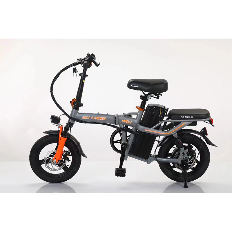 Πλαστικό ηλεκτρικό ποδήλατο 350W Scooting μπαταρία αυτοκίνητο με πλαίσιο από κράμα αλουμινίου και χωρητικότητα μπαταρίας 11Ah